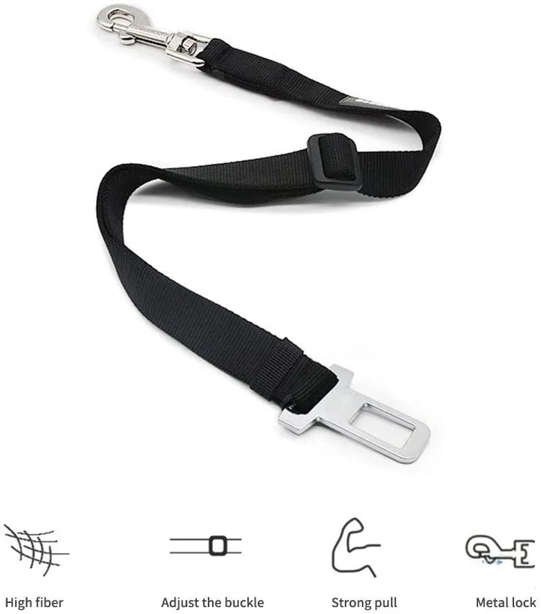 Adjustable Pet Cat Dog Car Seat Belt Lead Clip Safety